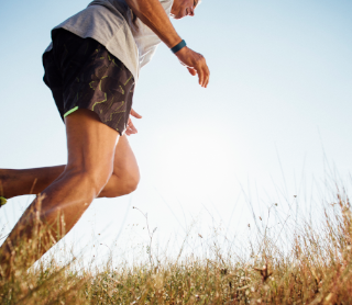 Homem a correr