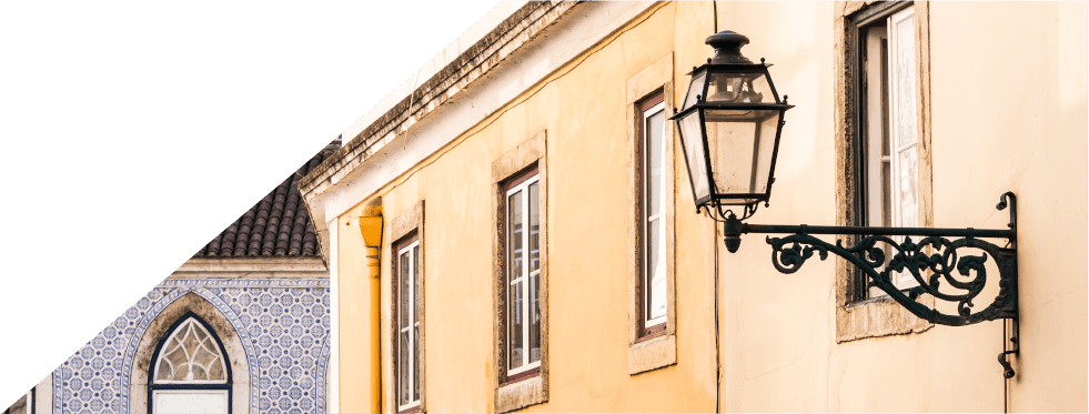 Fachadas de casas típicas portuguesas