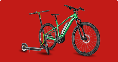 montra tanquilidade bicicleta e trotinete